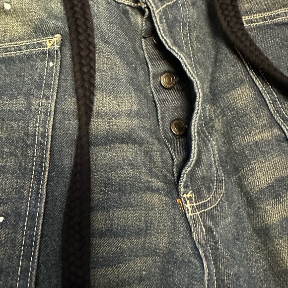 Free People Moxie Barrel Cerulean Blue RARE COLORWAY Hot Trend Size 24 see 📏 - Picture 3 of 16